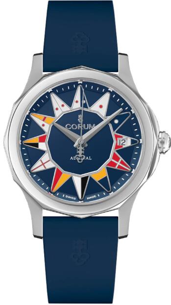 Corum Admiral Legend 38 Blue Dial Replica watch 082.200.20/0373 AB12